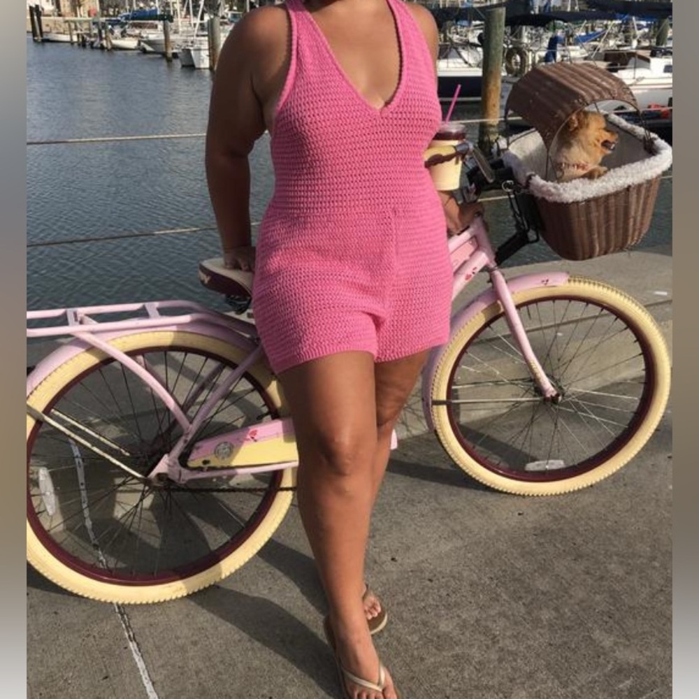 FREE PEOPLE Fauxchet Romper🌻✌🏾NWT - Picture 5 of 6